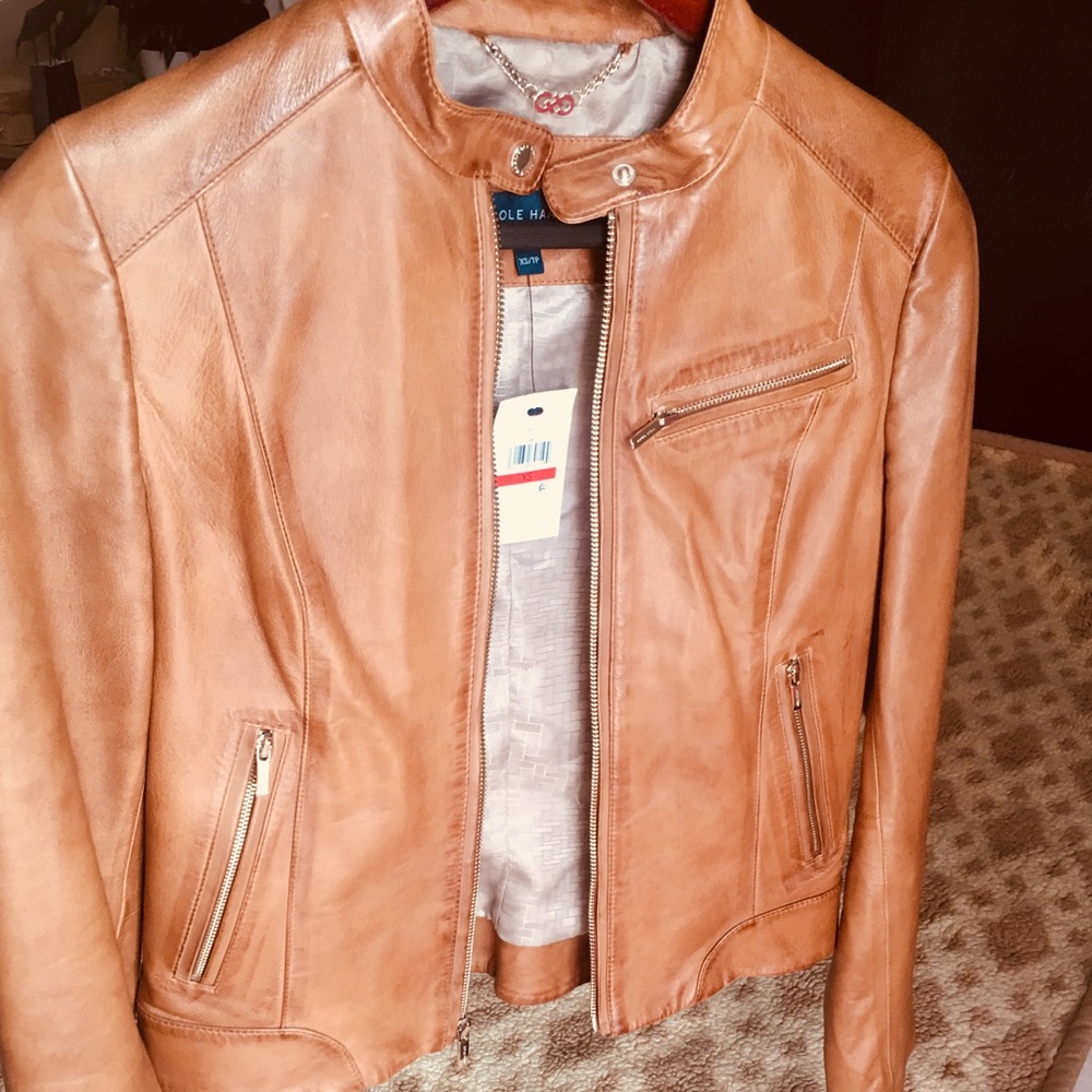 Cole Haan Women’s Leather Jacket